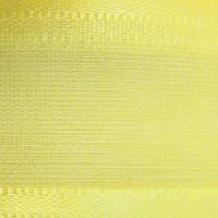 10mm Organza Ribbon 25 Metre Roll - Lemon Yellow