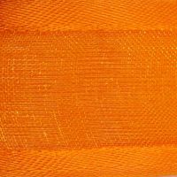 25mm Organza Ribbon 25 Metre Roll - Orange