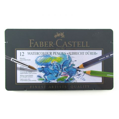 Faber Castell Artist Albrecht Durer Watercolour Pencil Tin Set of 12