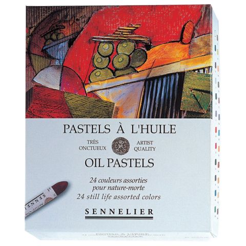 Sennelier Oil Pastels Box Set of 24 Still Life Colours