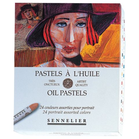 Sennelier Oil Pastels Box Set of 24 Portrait Colours