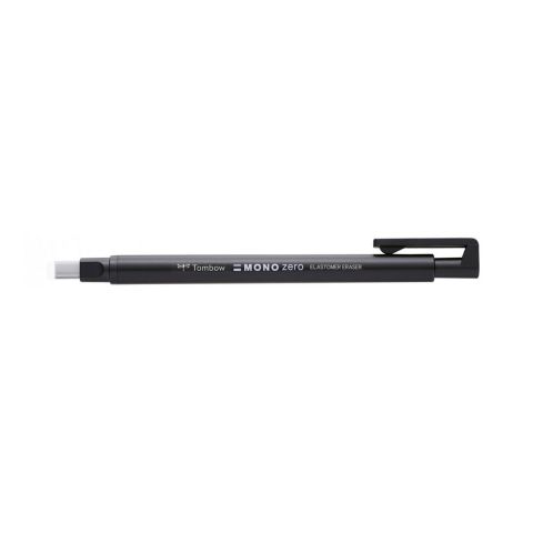 Tombow Mono Zero Mechanical Precise Eraser Pen. Black Case RECTANGULAR Eraser