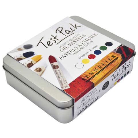 Sennelier Artists Oil Pastels Test Pack Tin Set of 6