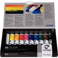 Royal Talens Van Gogh 10 x 20ml Oil Colour Tube Set