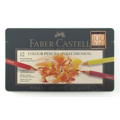 Faber Castell Polychromos Finest Artist Pencil Tin Set of 12