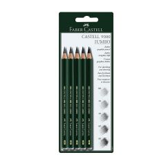 Faber Castell 9000 Jumbo Graphite Pencils Set of 5