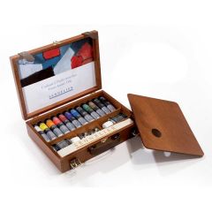 Sennelier Professional Wooden Box Set Artists Oils 12x40ml