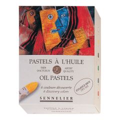 Sennelier 6 Assorted Artists Oil Pastel Box Set