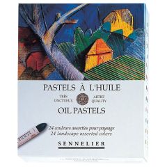 Sennelier Oil Pastels Box Set of 24 landscape Colours