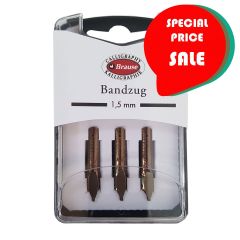 Box Set of 3 Brause Bandzug 1.5mm Dip Pen Nibs