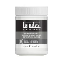 Liquitex Artists Acrylic White Opaque Flakes 237ml