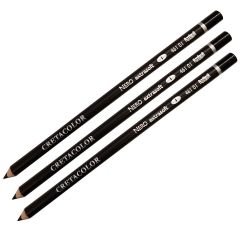 3 X Cretacolor Artists Nero Black Oil Pastel Pencils EXTRA SOFT