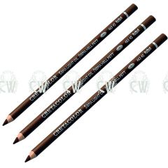 3 X Cretacolor Artists Dark Sepia Oil Pastel Pencils
