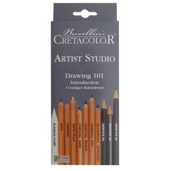 Cretacolor Artist Studio Drawing 101 Graphite & Charcoal Pencil Set
