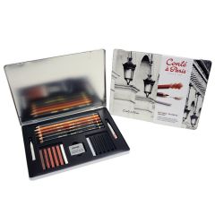 Conte Paris Sketching Assortment Metal Box Set Ref: 2185