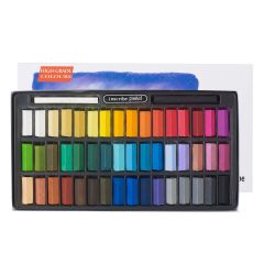 Inscribe Soft Pastels Box Set of 48 Assorted Colours Demi Sticks