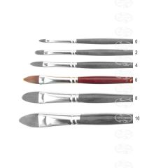 Pro Arte Acrylix Series 205 Artist Brush Filbert Size 6