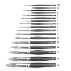 Pro Arte Connoisseur Round Brush Series 100 Size 0