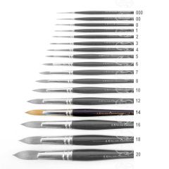 Pro Arte Connoisseur Round Brush Series 100 Size 14