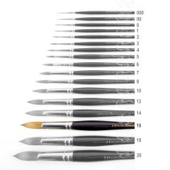 Pro Arte Connoisseur Round Brush Series 100 Size 16