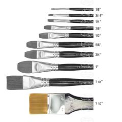 Pro Arte Prolene One Stroke Flat Brush Series 106 Size 1 1/2"