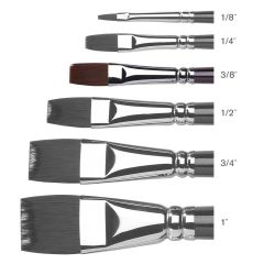 Winsor & Newton Galeria Brush Short Handle Flat Size 10mm