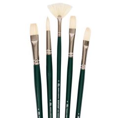 Winsor & Newton Winton Hog Brush Set of 5 Brushes