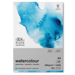 Winsor & Newton Watercolour Pad - A4 Cold Pressed 300gsm - 12 Sheets
