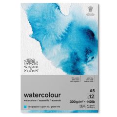 Winsor & Newton Watercolour Pad - A5 Cold Pressed 300gsm - 12 Sheets