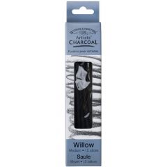 Winsor & Newton Willow Charcoal Medium 12 Sticks