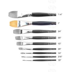 Pro Arte Connoisseur One Stroke Flat Brush Series 99 Size 1"