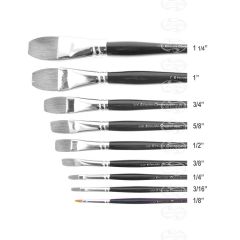 Pro Arte Connoisseur One Stroke Flat Brush Series 99 Size 1/8"