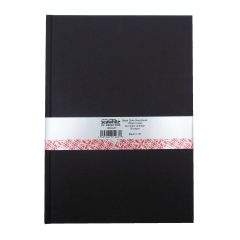 Seawhite Portrait Black Cloth Covered Hardback Sketchbook