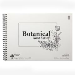 Botanical Ultra Smooth Hot Pressed Fat Pad - Spiral Bound - 25 Sheets A4 (21 x 29.7cm)