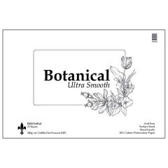Botanical Ultra Smooth Hot Pressed Gummed Pad - 10 Sheets A5 (148 x 210mm)