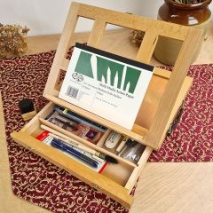 Curtisward Artists Drawing Collection Wooden Avon Table Easel Box Set