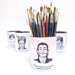 Small Brush Pot - Artists Quote Series - Salvador Dali