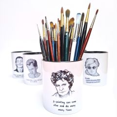 Small Brush Pot - Artists Quote Series - Maggi Hambling