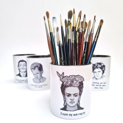 Small Brush Pot - Artists Quote Series - Frida Kahlo