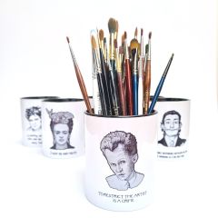 Small Brush Pot - Artists Quote Series - Egon Schiele