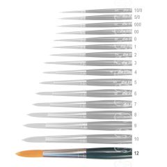 Da Vinci Nova Series 1375 Filbert Brushes Size 12