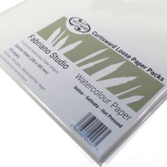 Fabriano Studio Artists Watercolour Paper - 20 Sheet Pack - 300gsm Hot Pressed 28x38cm