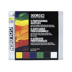Golden Heavy Body Artists Acrylic Introductory Set 6 x 22ml