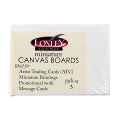 Loxley Miniature Canvas Board Pack of 3