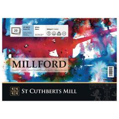 Saunders Millford Artists Watercolour Paper Block 12"x16" NOT Surface