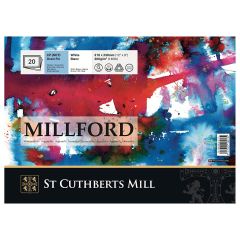 Saunders Millford Artists Watercolour Paper Block 12"x9" NOT Surface