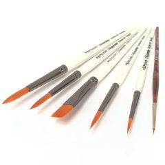 Pro Arte Masterstroke Set C and Curtisward Detail 000 Brush Set of 6 Artists Brushes