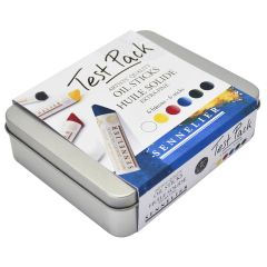 Sennelier Artists Extra Fine Oil Sticks Test Pack Tin Set of 6
