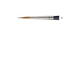 Winsor & Newton Artists Watercolour Sable Brush POINTED Round Size 4