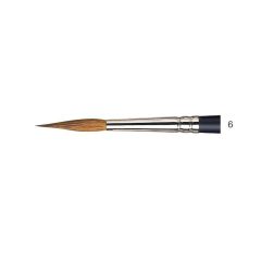 Winsor & Newton Artists Watercolour Sable Brush POINTED Round Size 6